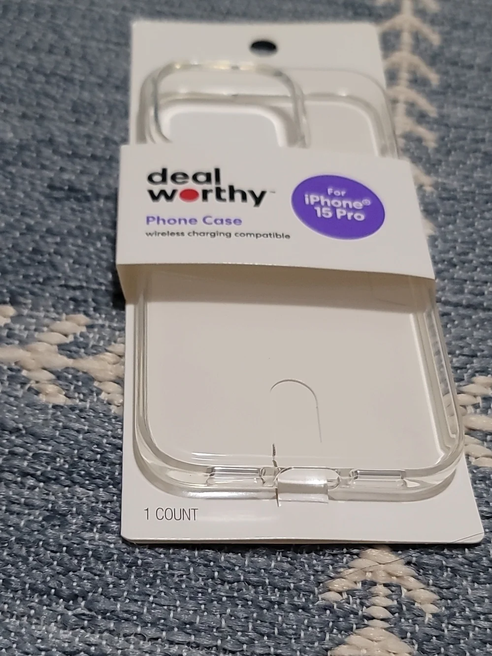 Clear Phone Case for iPhone 15 Pro - Transparent